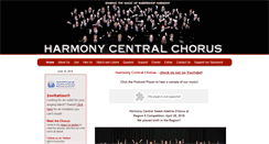 Desktop Screenshot of hcchorus.org